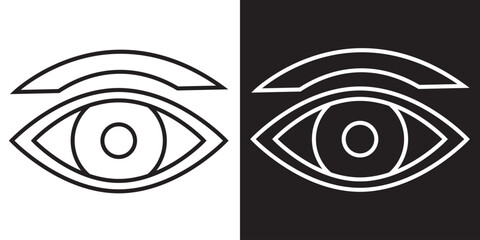 Eye icon. vector illustration. EPS 10/AI