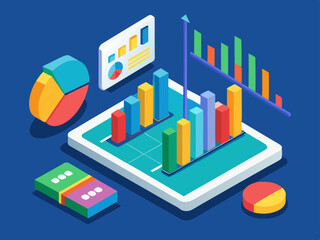 Fototapeta premium real time data dashboard