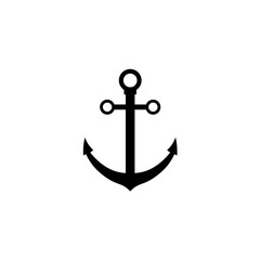 Anchor icon. Anchor symbol logo. Anchor marine icon