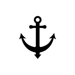 Anchor icon. Anchor symbol logo. Anchor marine icon