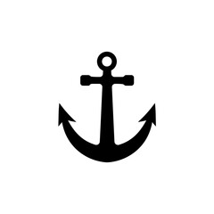 Anchor icon. Anchor symbol logo. Anchor marine icon