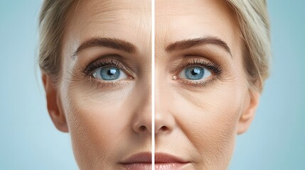 Detailed close up photograph showcasing the improved skin texture and tone of a patient s skin after undergoing a successful reconstructive surgical procedure