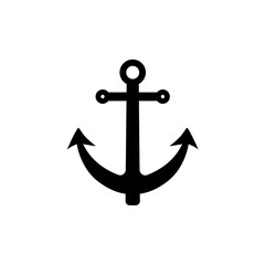 Anchor icon. Anchor symbol logo. Anchor marine icon