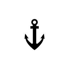 Anchor icon. Anchor symbol logo. Anchor marine icon