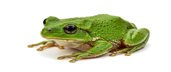 Obraz premium frog on white background