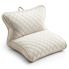 Obraz premium Luxury bath pillow for head and neck support on white background