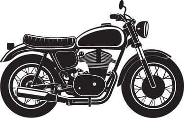 Obraz premium Bike Silhouette Vector, Classic Bicycle Clipart Design, Minimalist road bike silhouette design.