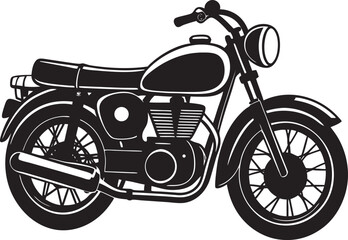 Fototapeta premium Bike Silhouette Vector, Classic Bicycle Clipart Design, Minimalist road bike silhouette design.