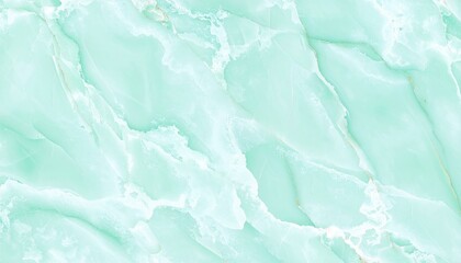 Une texture élégante de pierre de marbre onyx aqua, aux veines fluides et aux nuances translucides de bleu, vert et blanc, évoquant luxe et raffinement naturel.