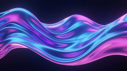 Naklejka premium Abstract Colorful Wave Background