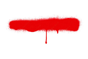 red paint	

