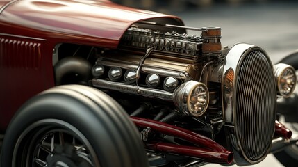 A car with a custom-built engine that has a soul and is determined to protect its driver at all costs.