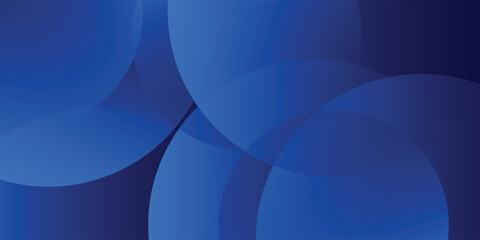 Abstract blue geometric background. Dynamic shapes circle vector illustration