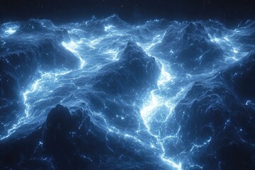 Cosmic electric mountains