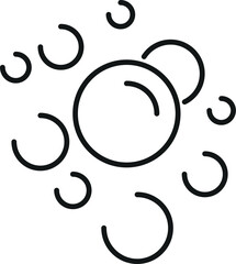 Obraz premium Bubble and Foam Pictogram for Graphics, Designs, Books, Adverts, Apps
