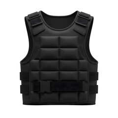 Black Tactical Vest Body Armor Protection Gear