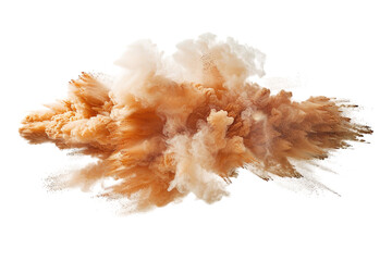  pristine white background, fine art photography of powder in motion, dynamic composition with floating textures and energy, vivid contemporary style Varient 2