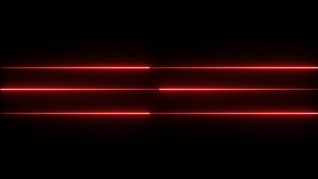 Abstract red neon lines on black background modern digital design for futuristic backgrounds and creative technological concepts