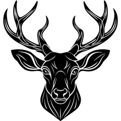Fototapeta premium deer head vector