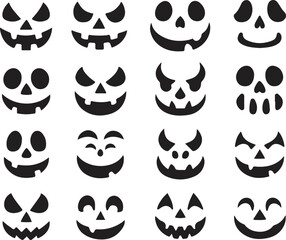 Fototapeta premium black and white icon set