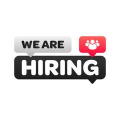 We are hiring join our team