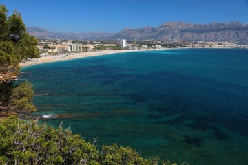 Obraz premium El Albir in Costa Blanca, Spain