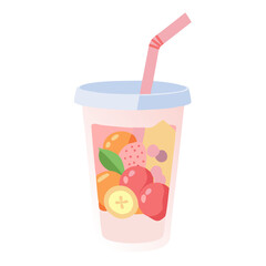 Fruit Smoothie Cup Icon