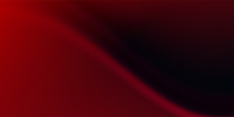 Dark red abstract background with smooth gradient curves blending into deep black, creating a bold and elegant design with a modern, dramatic feel.