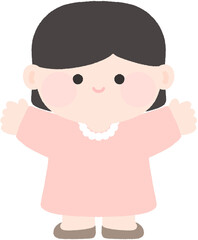 가족구성원 엄마 어머니 일러스트