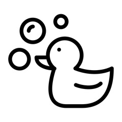 32x32 outline icon of bath and toilet