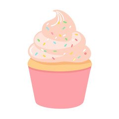 Cupcake with Frosting Icon