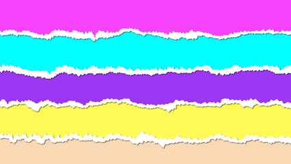 Torn Paper Background Template Design