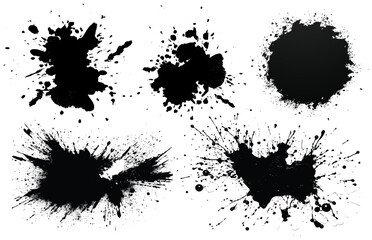 Handmade Ink Blots and Smudges for Design