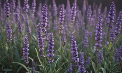 Obraz premium Intricate purple lavender blooms, delicate details , spa, fragrance