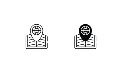 Fototapeta premium Online Education icons set vector stock illustration