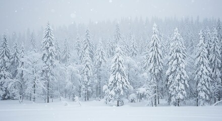 Obraz premium Winter's Silent Embrace