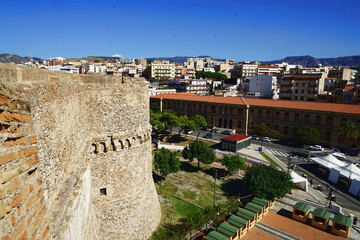 View of Reggio Calabria from the Aragonese Castle, Italy