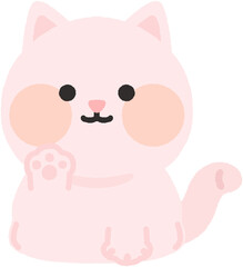 Fototapeta premium 귀여운 고양이 일상 일러스트
