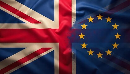 Victory in Europe Day Background with flag and typography. 80th anniversary of world war two victory concept backdrop, patriotic, national, created with generative ai