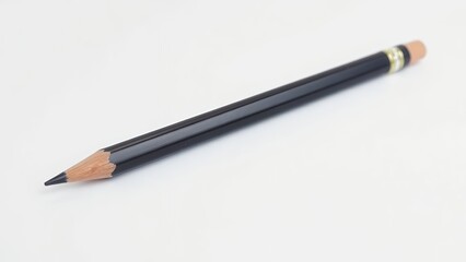 Elegant Pencil Against White Background