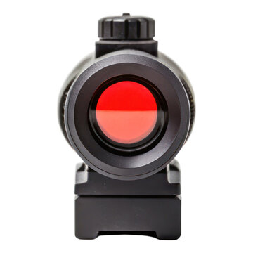High quality red dot sight with clear lens and sleek design, ideal for precision aiming and targeting