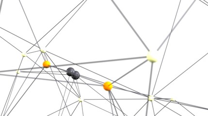 Stock photo of an abstract network connection. Ideal for technology, communication, and connection concepts.