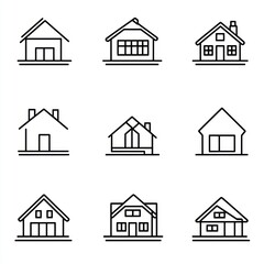 Simple House Icons