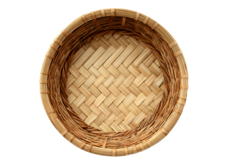 Handcrafted bamboo basket