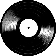 Vektor Schallplatte - Vinyl Musik - Design Element isoliert