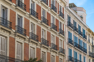 Architecture detail in Madrid, Spain