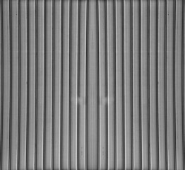 Metal roof with corrugated iron sheet aluminium teal steel background wall panel tile construction siding building line pattern texture seamless architecture plate frame for presentation product.