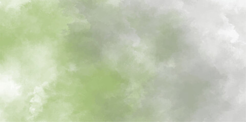 Light Green Water Color Texture Background. Abstract watercolor clouds pattern in green tones. Spring background with place for text.	