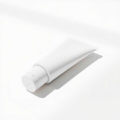 White tube cosmetic product. (1)