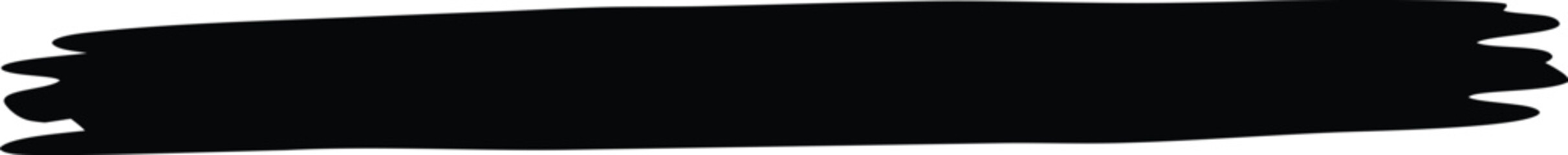 black and white, Hand drawn black ink brash stroke.